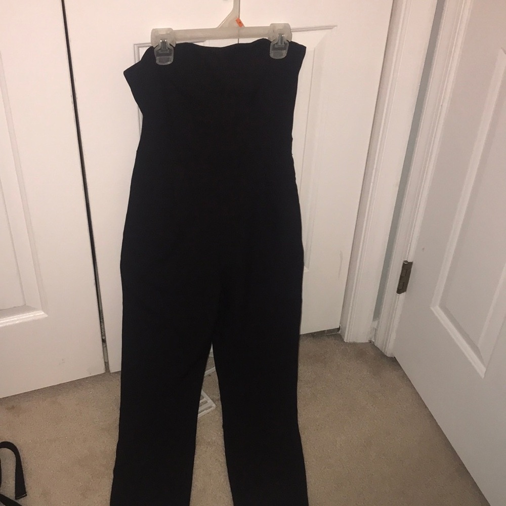 black jumpsuit